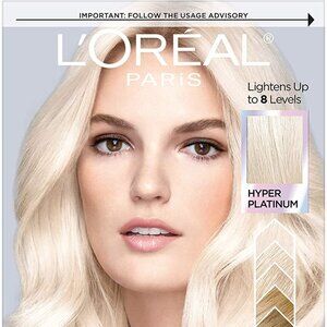L'Oréal Paris Feria Advanced Lightening System Hair Bleach, Hyper Platinum